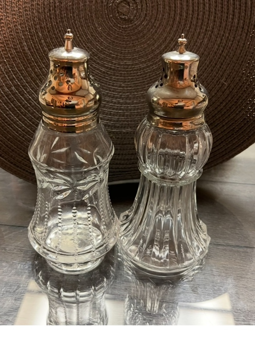 Vintage Lady Primrose Powder /Sugar  Shakers